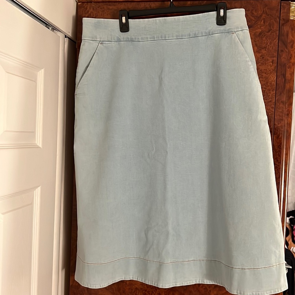 NEW Escada sport stretchy jeans A line skirt